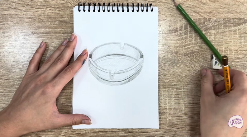 Рисуем Пепельница