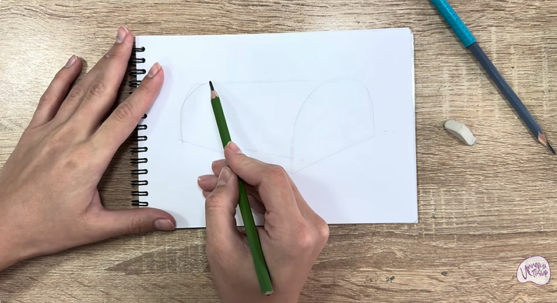 Рисуем Теплица из поликарбоната