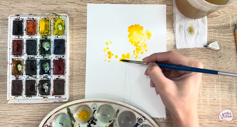 Рисуем Бессмертник