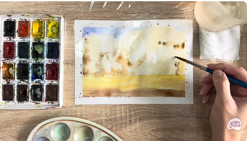 Рисуем Песчаная буря