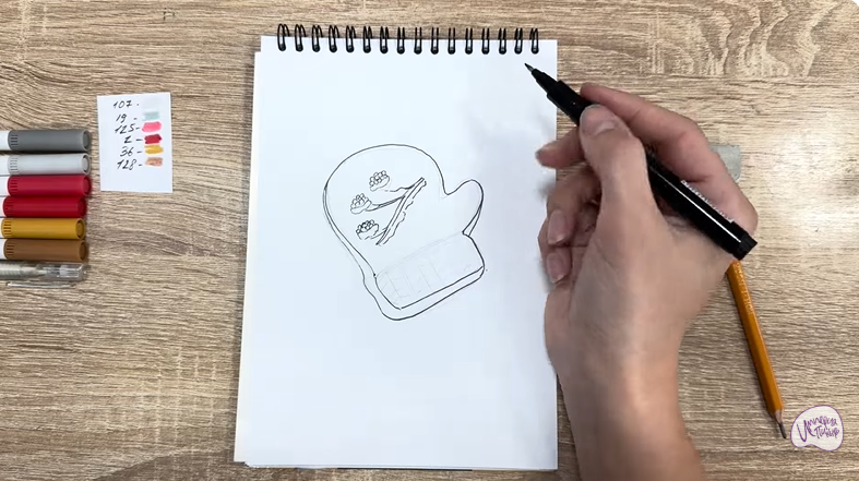 Рисуем Имбирный пряник