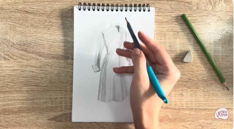 Рисуем Кафтан