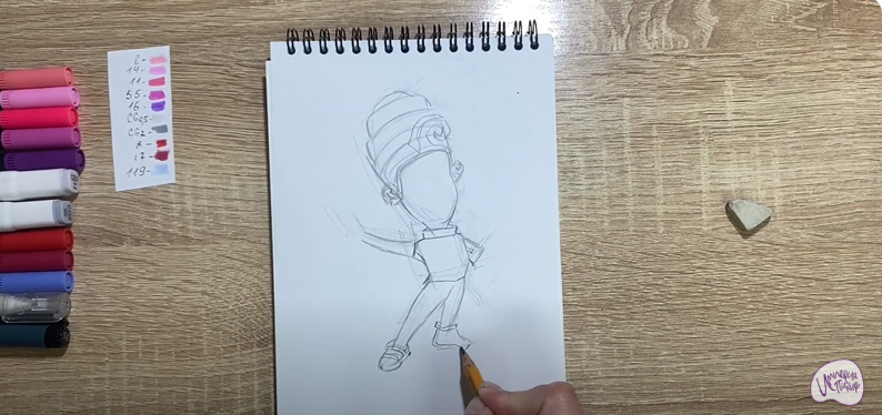 Рисуем Мася из "Фиксиков"