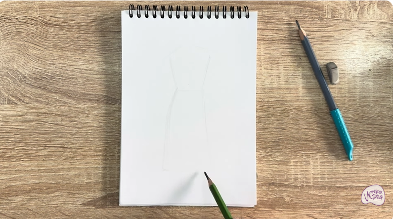 Рисуем Кафтан