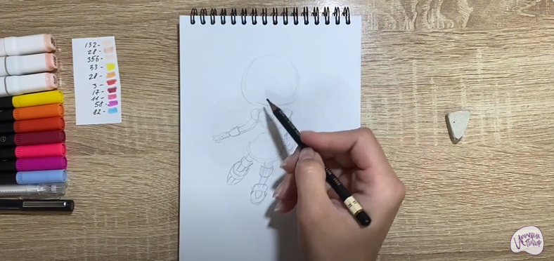 Рисуем Глория из "Геройчики"