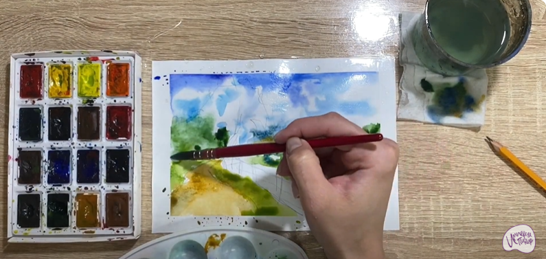 Рисуем Плёс