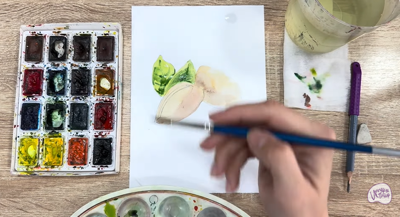 Рисуем Миндаль