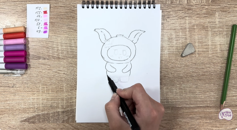 Рисуем Йокими