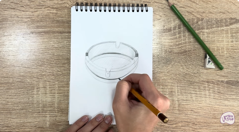 Рисуем Пепельница