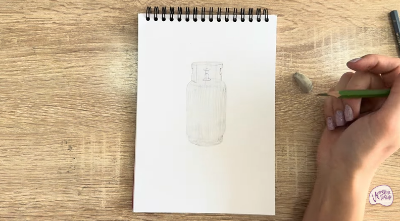 Рисуем Газовый баллон