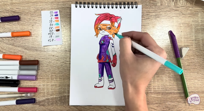 Рисуем Искра из "Джи-Джи Бонд"