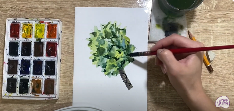 Рисуем Веник банный