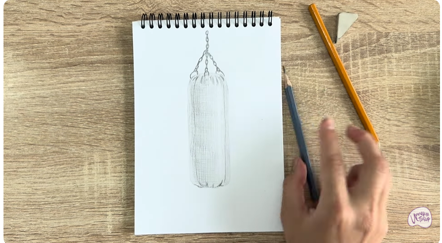 Рисуем Боксёрская груша