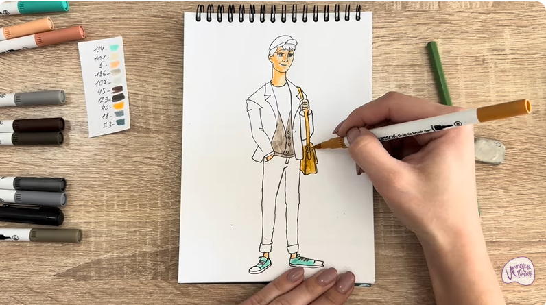 Рисуем Тадаши Хамада из «Города героев»