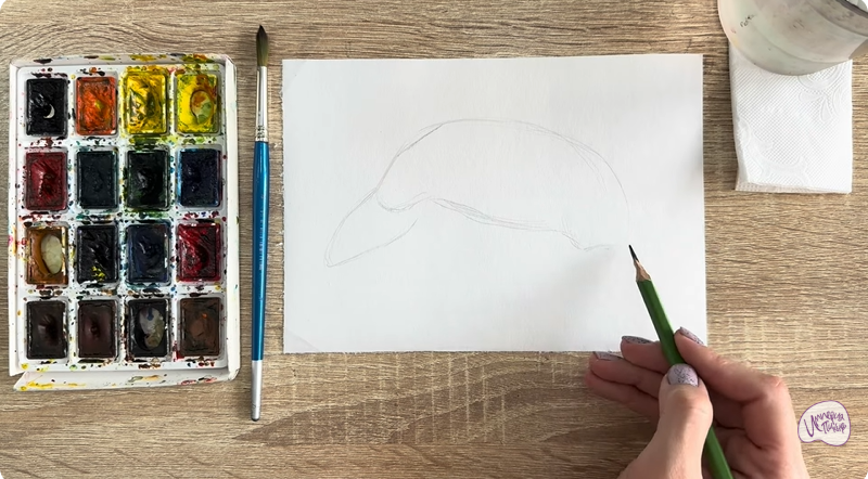 Рисуем Дюгонь