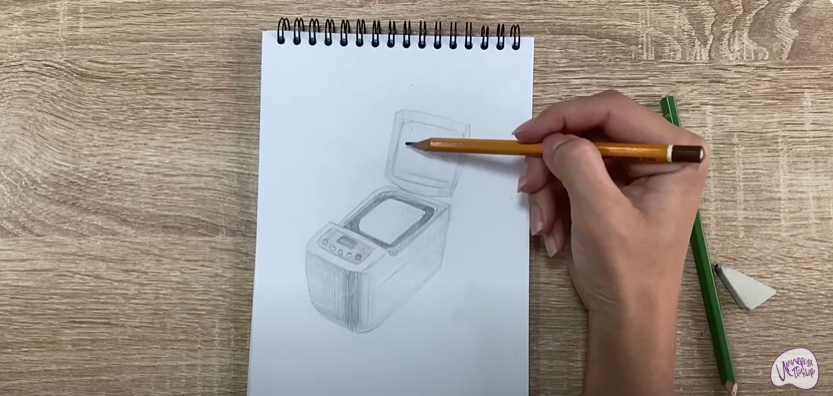Рисуем Хлебопечка