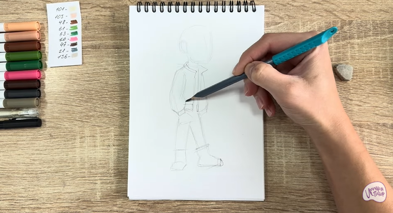 Рисуем Вик из "Побег из будущего"