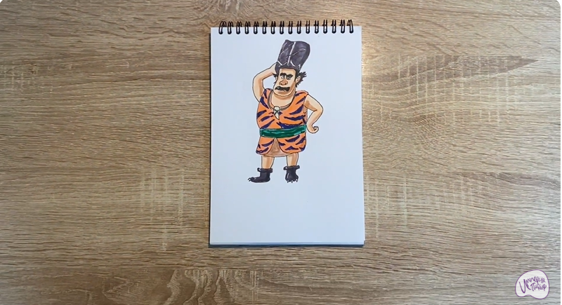 Рисуем Утёс из мультфильма "Маракуда"