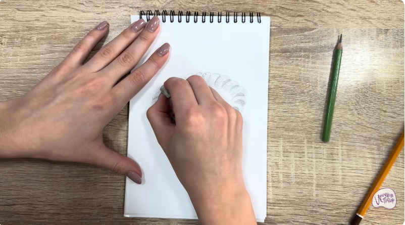 Рисуем Резинка-пружинка