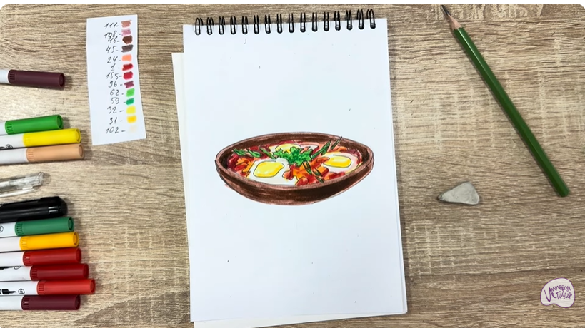 Рисуем Шакшука