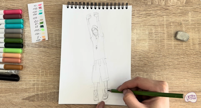 Рисуем Фред из "Город героев"