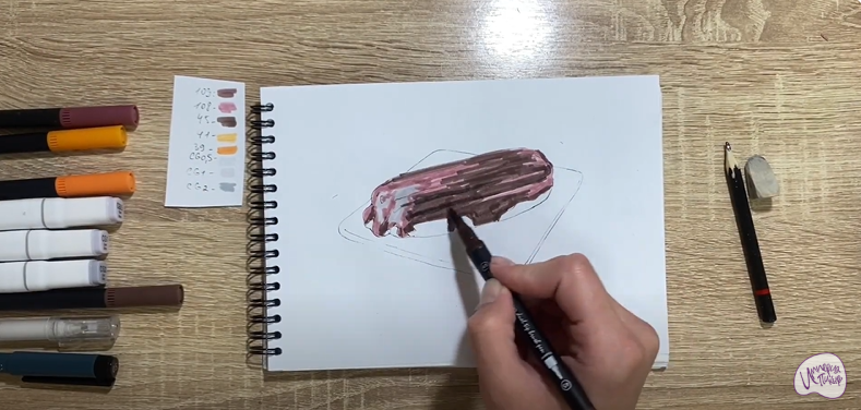 Рисуем Эклер