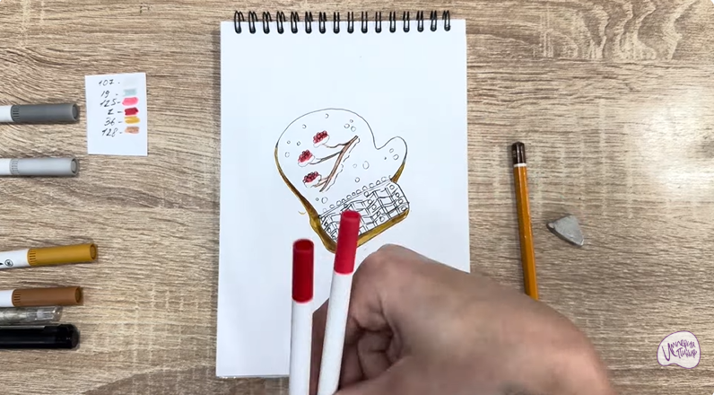 Рисуем Имбирный пряник