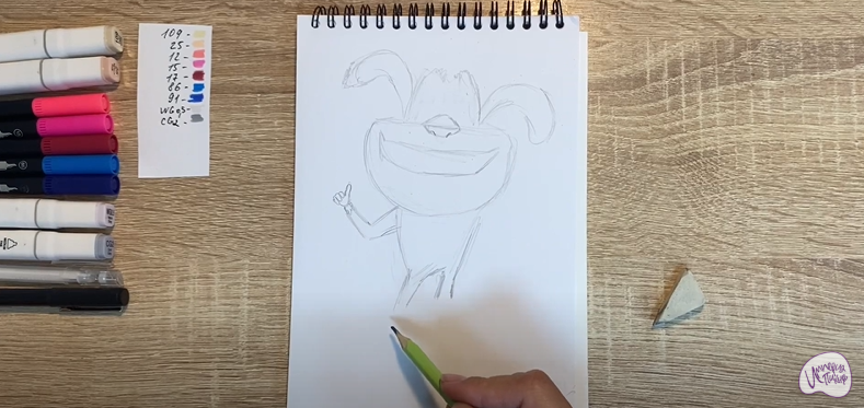 Рисуем Ози из "Финник"