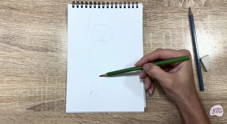 Рисуем Девон Рекс