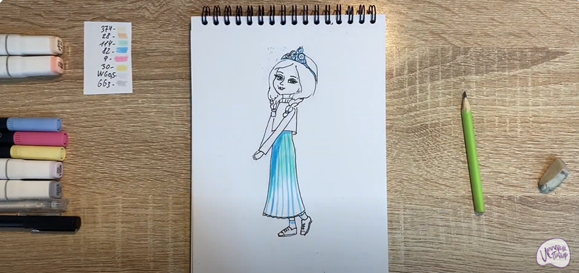 Рисуем Алёнка из "Царевны"