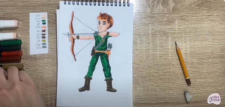 Рисуем Лучник