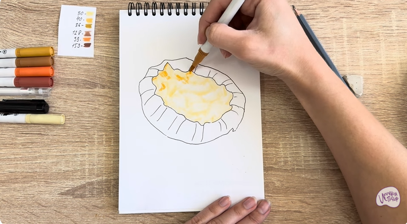 Рисуем Карельская калитка