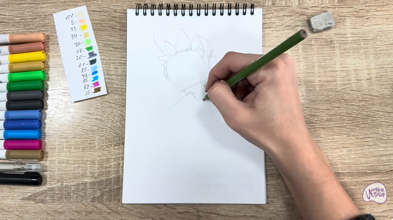 Рисуем Тимми из "Живой гараж"