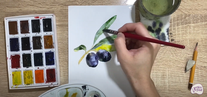 Рисуем Маслины
