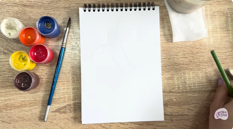 Рисуем Диптерокарпус