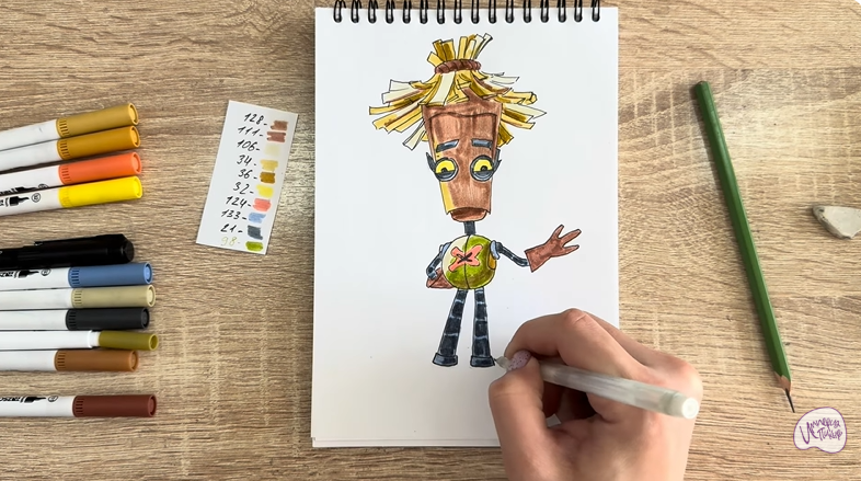 Рисуем Баквит из "Герои Энвелла"