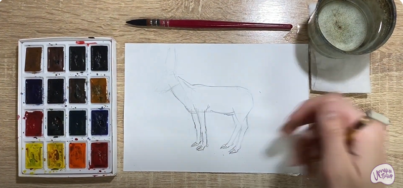 Рисуем Сайгак