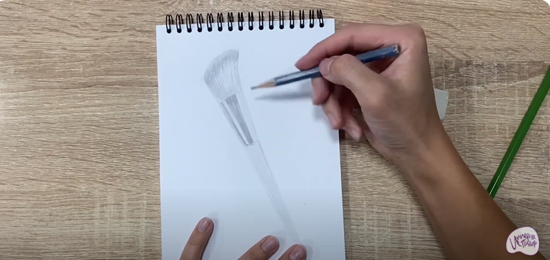 Рисуем Кисть для румян