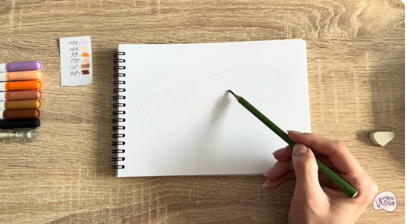 Рисуем Кулебяка