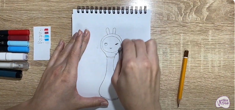 Рисуем Игрушка "Умный зайка"