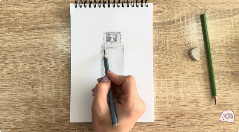 Рисуем Газовый баллон