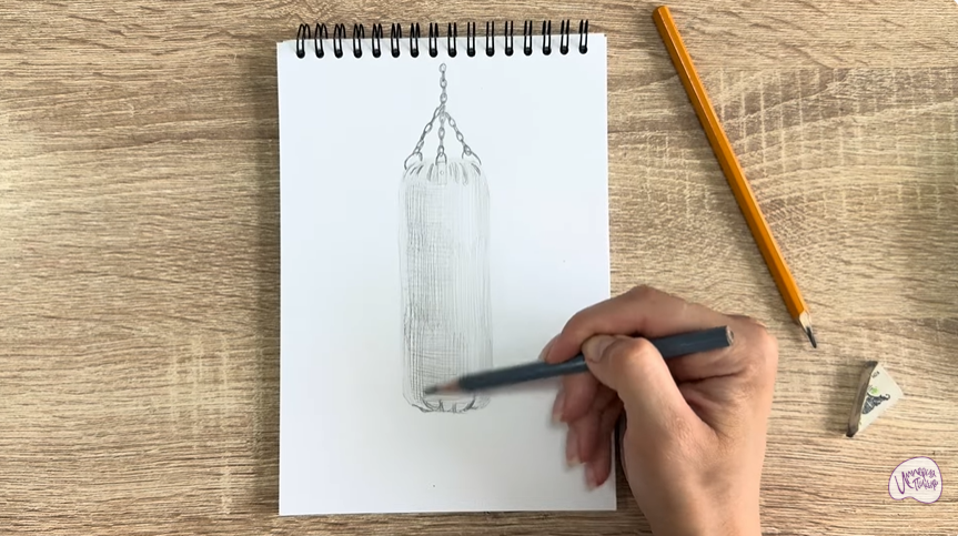 Рисуем Боксёрская груша