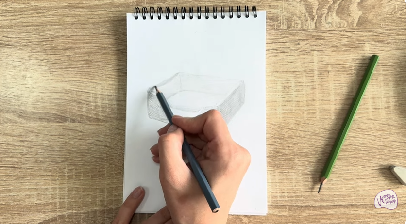 Рисуем Лежанка для кошки