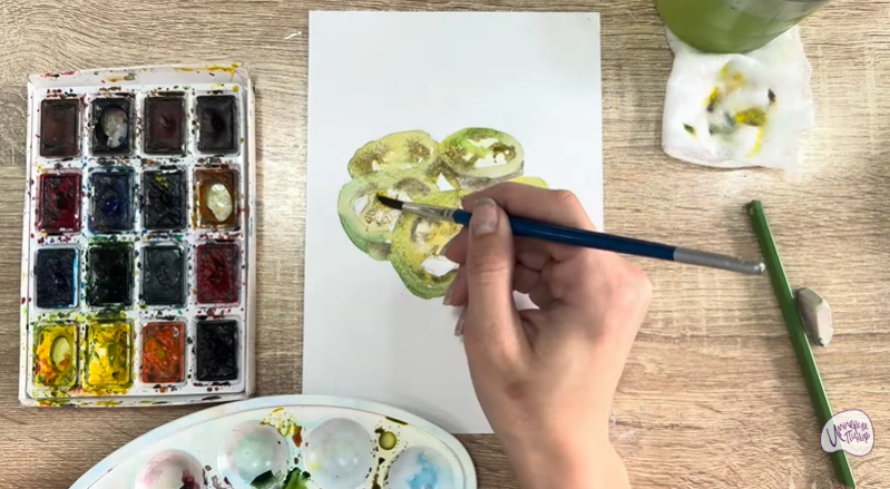 Рисуем Маринованные халапеньо