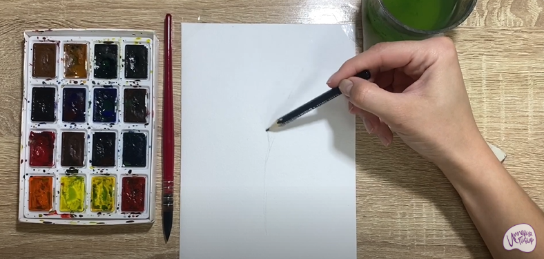 Рисуем Цветок "Илекс"
