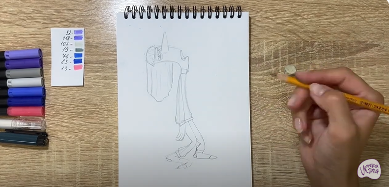Рисуем Хандра из "Головоломки 2"