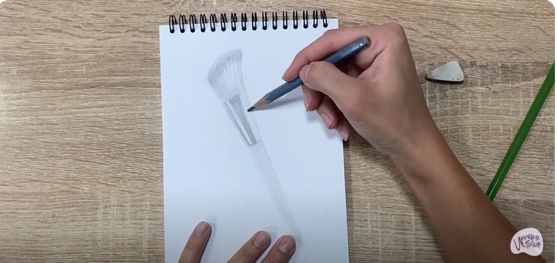 Рисуем Кисть для румян