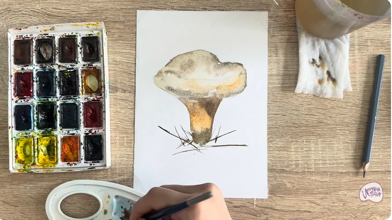 Рисуем Свинушка тонкая
