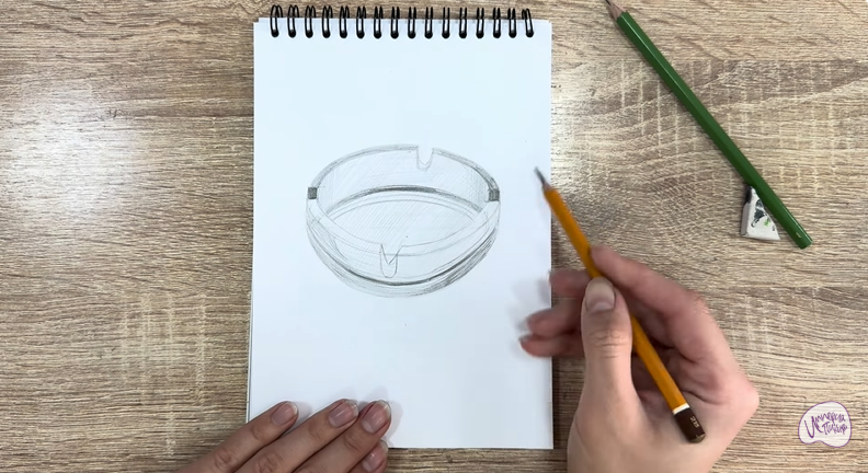 Рисуем Пепельница