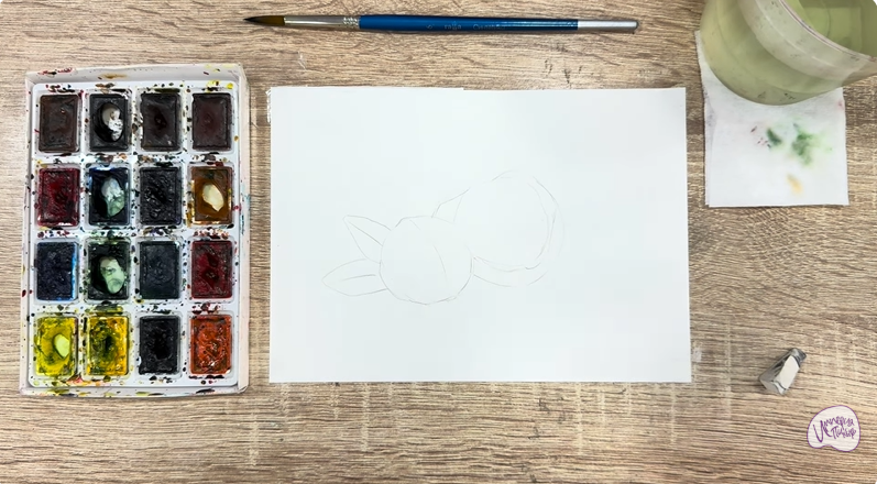 Рисуем Макадамия